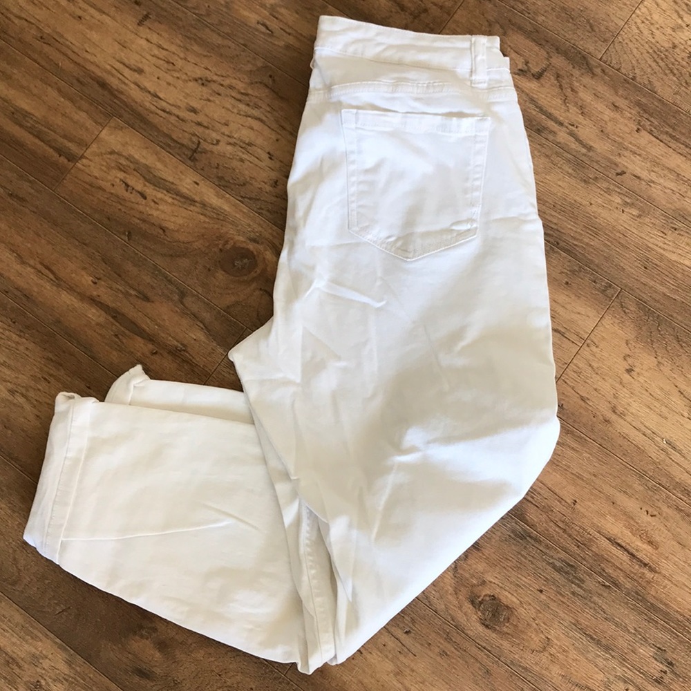 White Ankle Pants